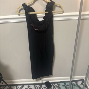 Elegant Black Midi Dress